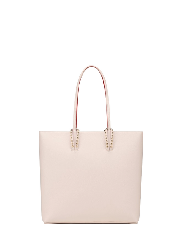【Christian Louboutin】GRAINED LEATHER CABATA●3255086B078BL Cabata - Tote bag - Grained calf leather - Black - Christian