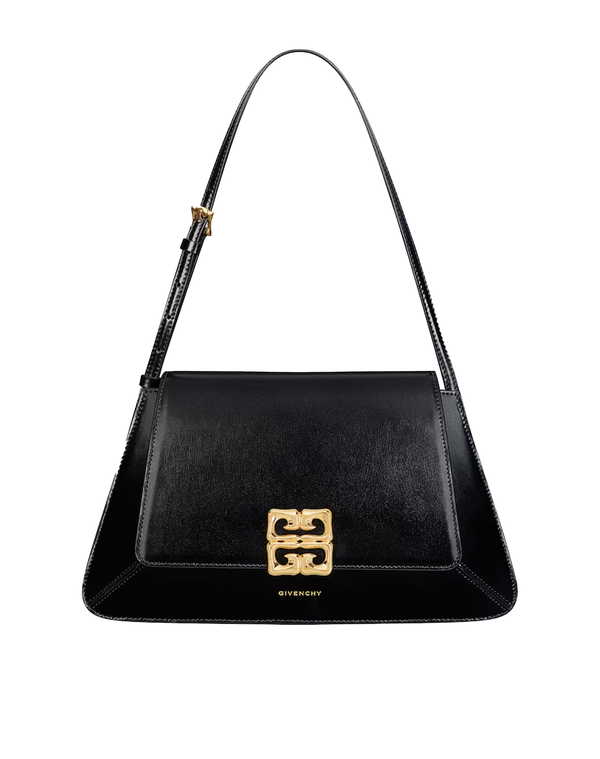 ショルダーバッグ・ポシェット GIVENCHY IVORY LEATHER SMALL 4G SHOULDER BAG GIVENCHY Box Calfskin Small 4G Cube Chain Shoulder Bag Ivory