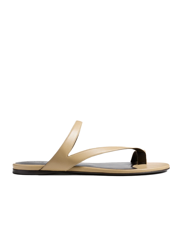 送料関税込★KHAITE★Aimee 35 レザーサンダル Aimee 35 leather thong sandals in brown - Khaite | Mytheresa