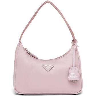 Prada Mini Bag Nylon and Saffiano Leather Pink in Nylon/Leather