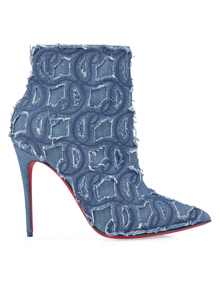 Christian Louboutin So Kate Toile Denim Boot - Joseph