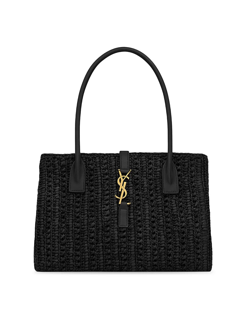 Saint Laurent Panier Raffia Bag