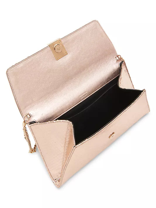 Tom Ford Nobile Python Stamped Clutch
