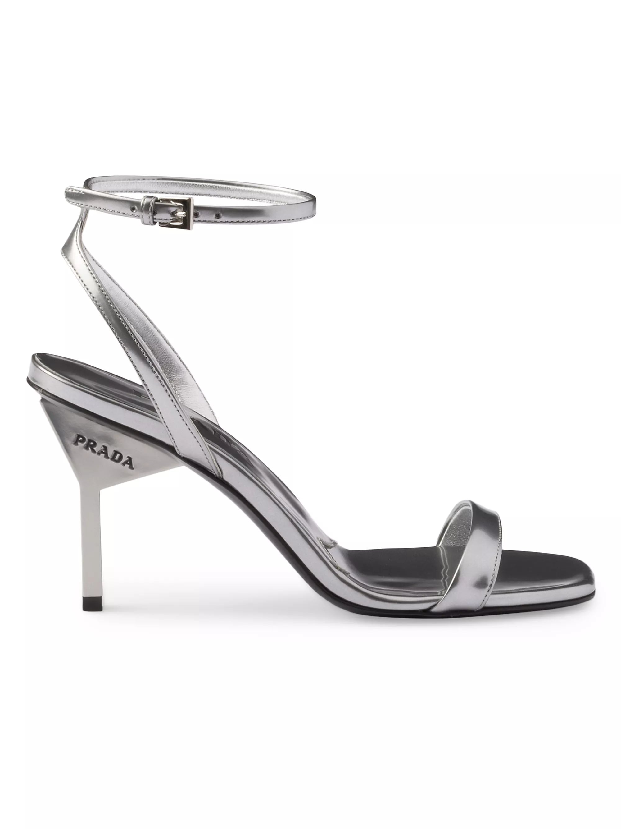 Prada Metallic Leather Sandal - Joseph