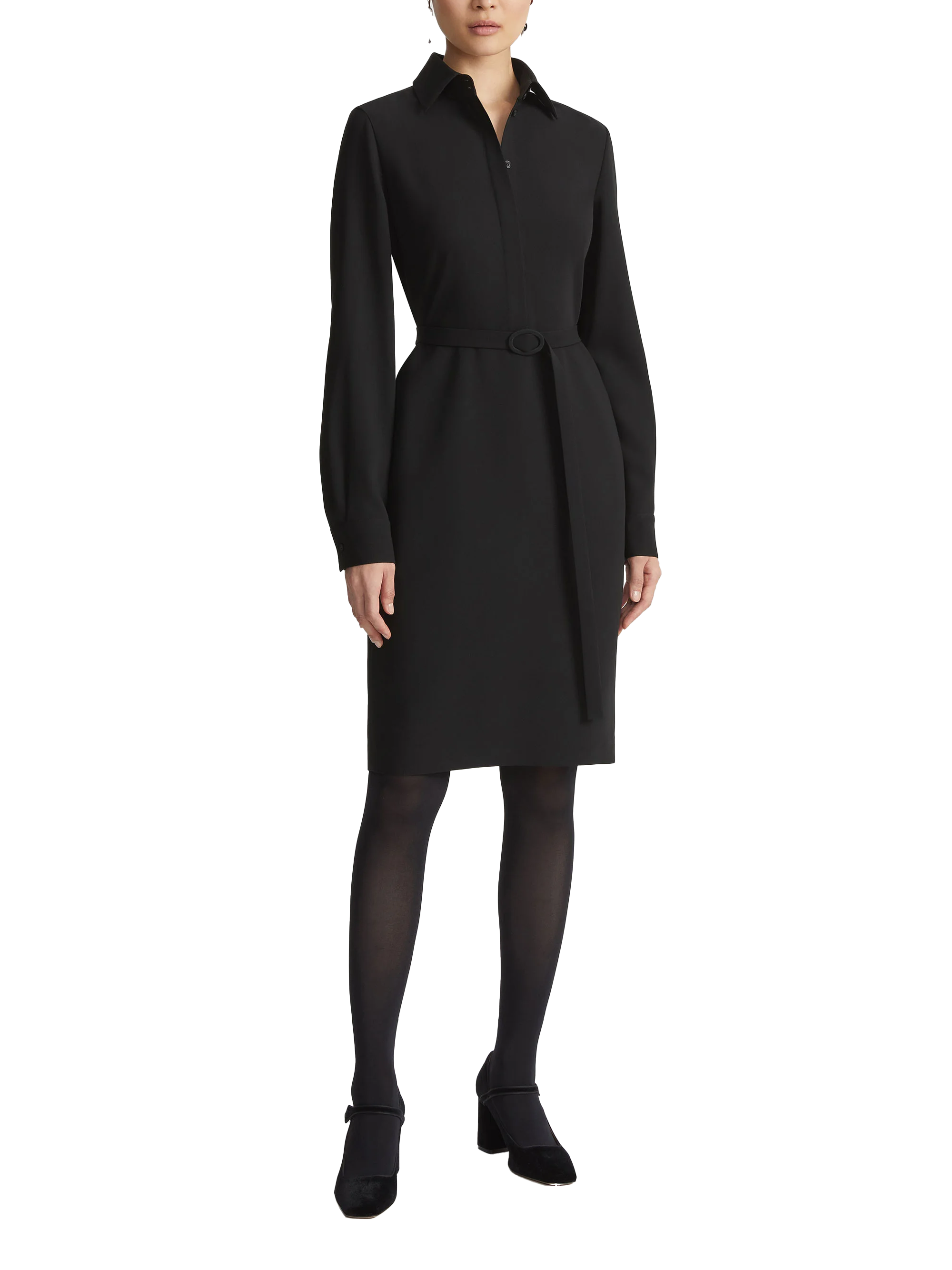 lafayette 148 shirt dress NWT Lafayette 148 PENCIL STRIPE COTTON TAB SLEEVE SHIRT DRESS Small MSRP$998