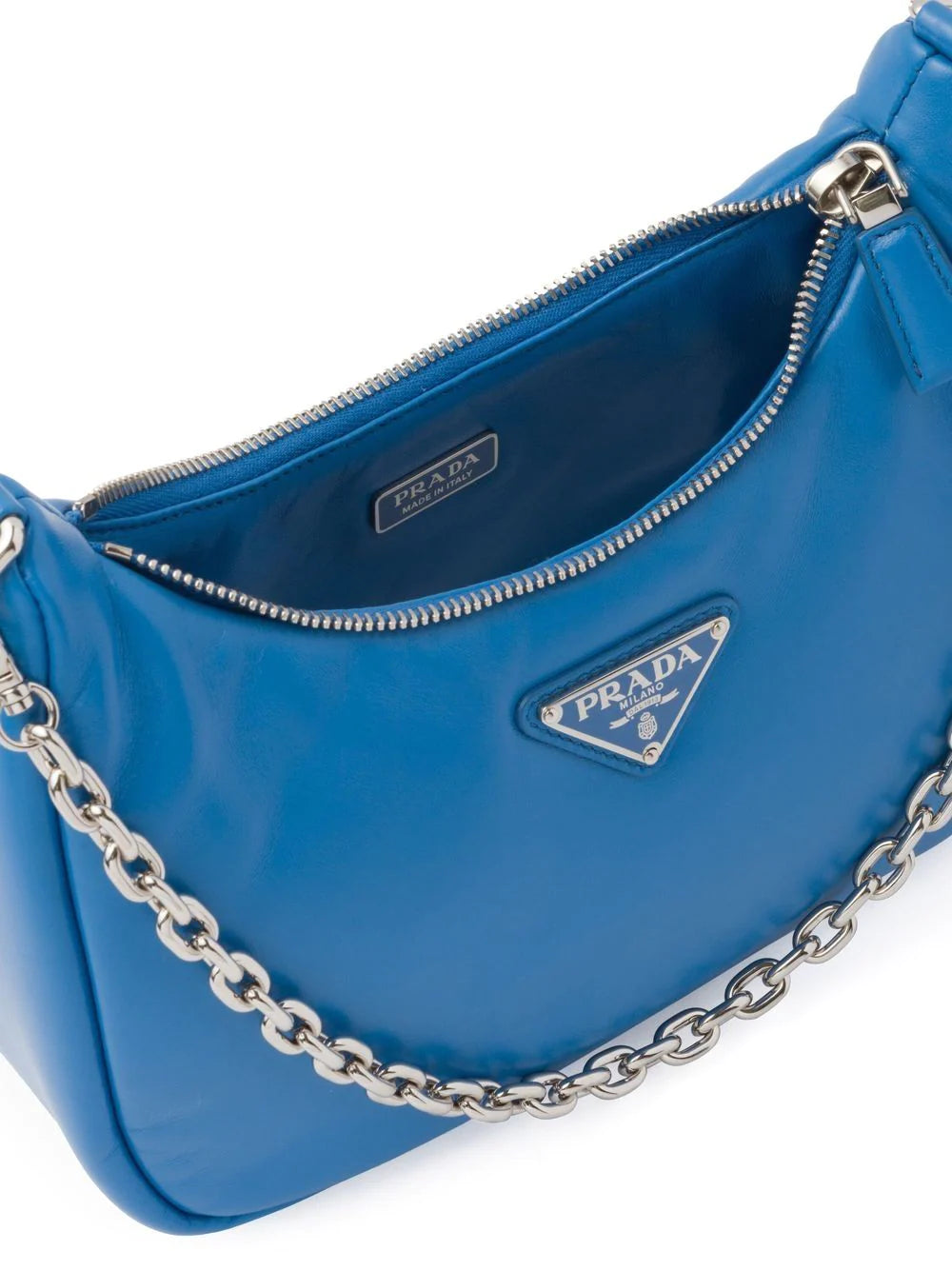 Prada Nylon Re-Edition 2005 Shoulder Bag Blue