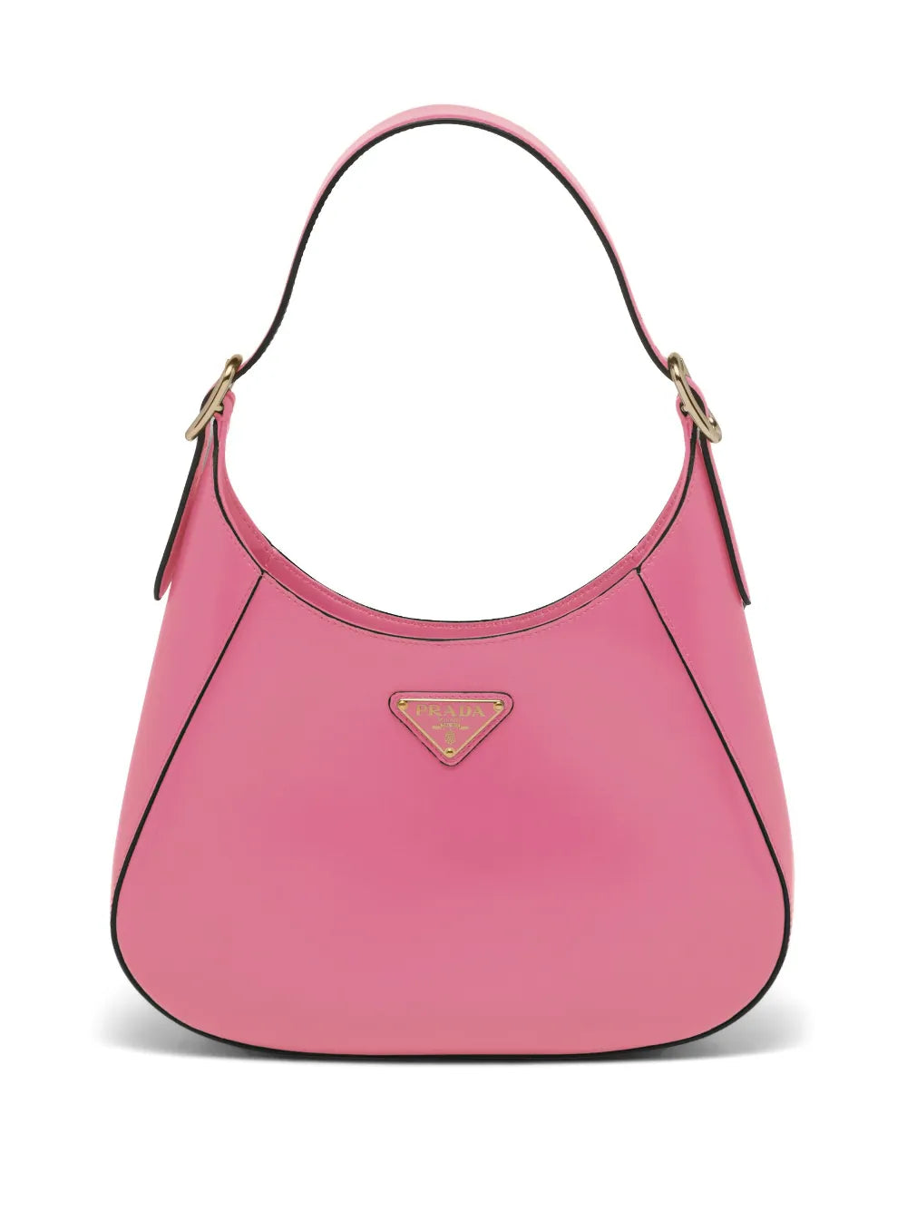 Prada Re-edition 2005 Leather Shoulder Bag in Pink