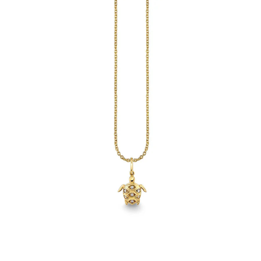 Sydney Evan Turtle Diamond Necklace