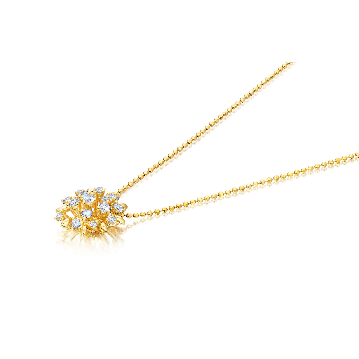 Graziela Diamond Lotus Pendant