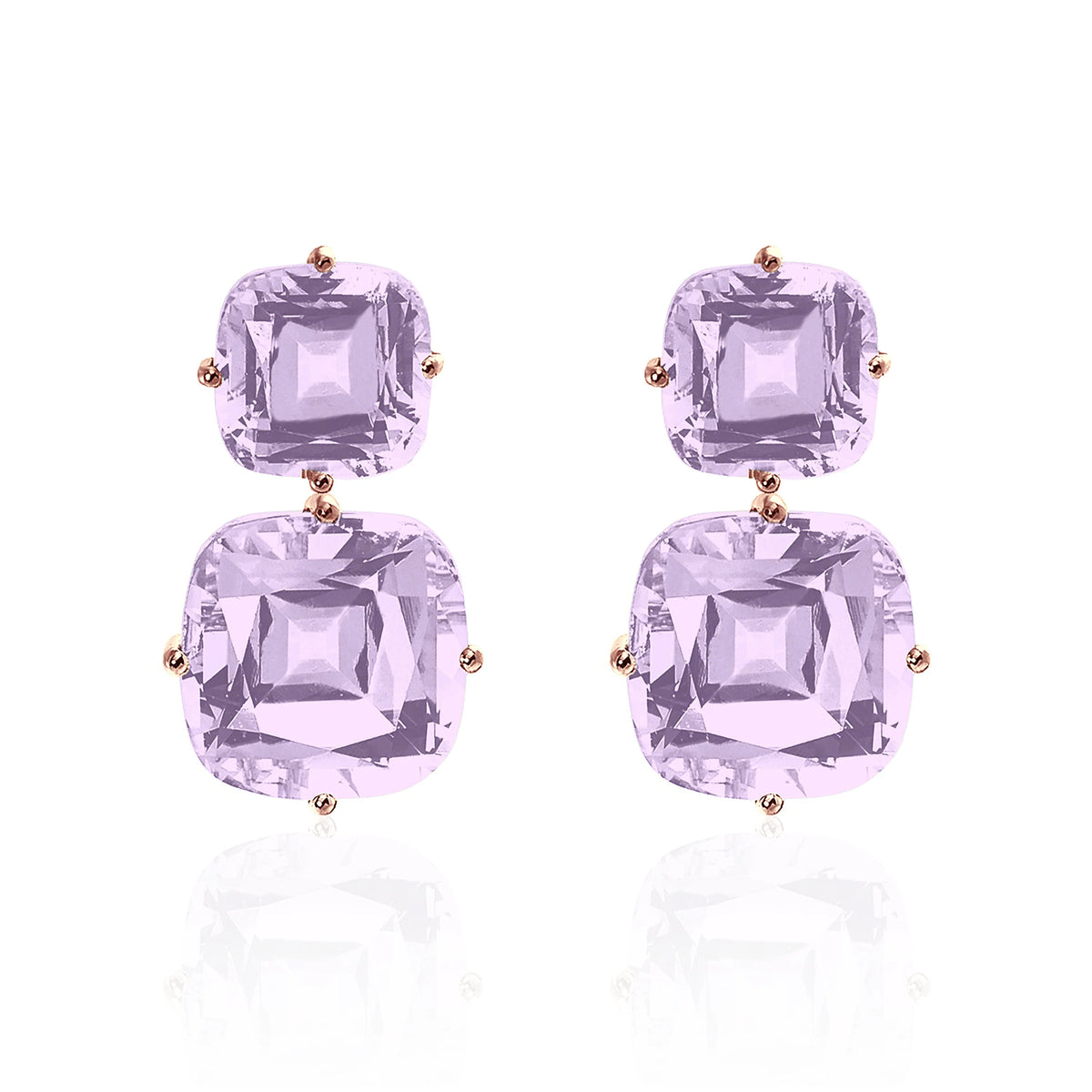 Goshwara Lavender Amethyst Earring