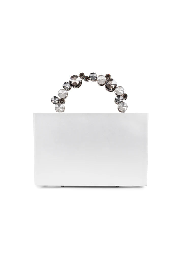 L&#39;Afshar Leon Crystal Clutch