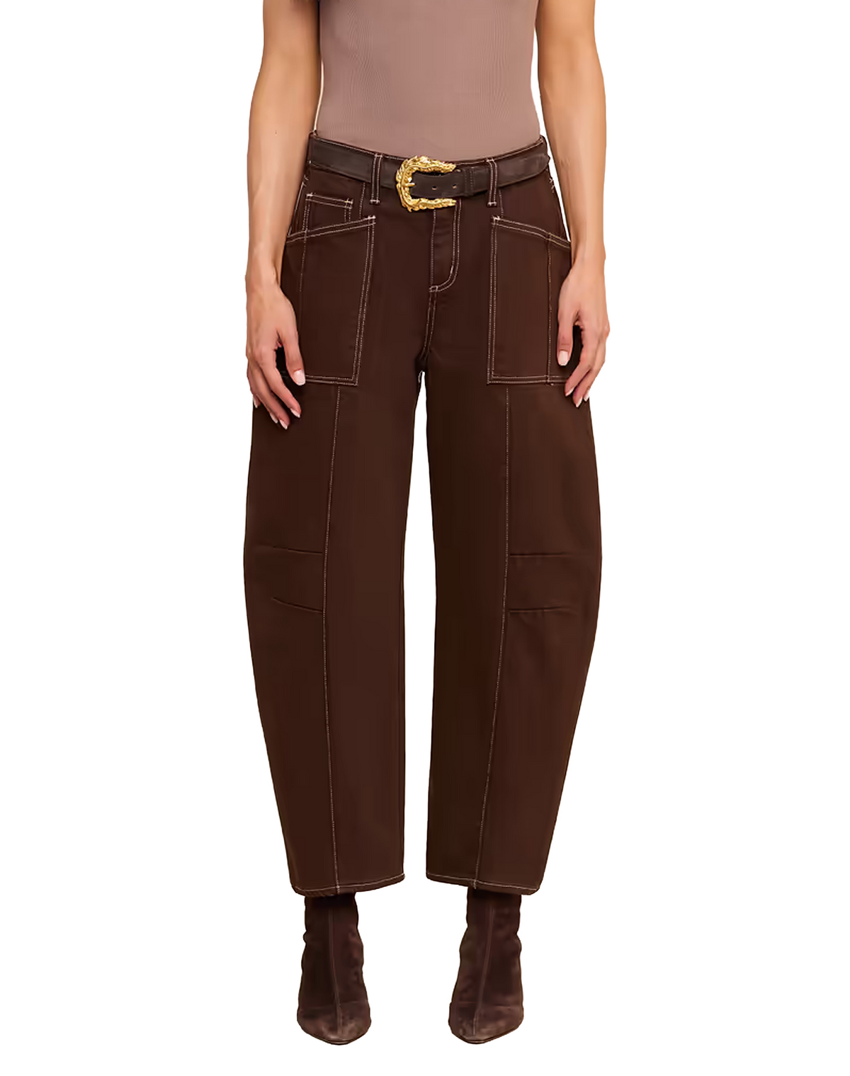 L'AGENCE Cody Barrel- Leg Jean
