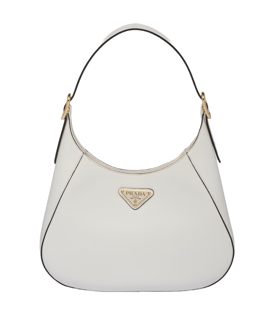 Prada Cleo brushed leather shoulder bag