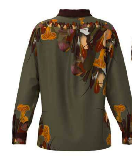 Franco Ferrari Aloe Mushroom Blouse