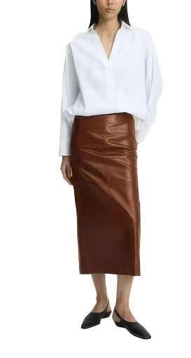 Kulson Calvin Glove Leather Skirt