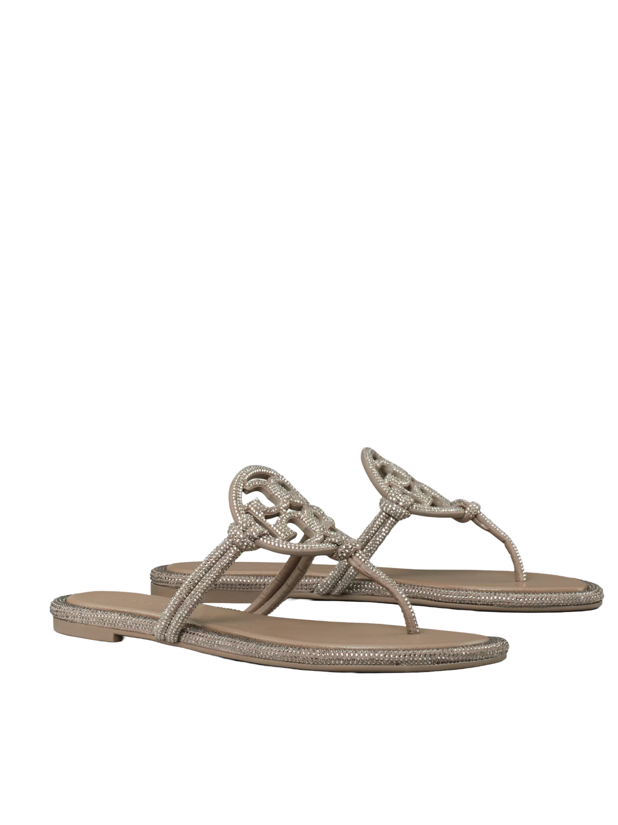 Tory Burch 24AW サンダル・ミュール グレー系 イネス マルチストラップ スライド: レディース サンダル | Tory