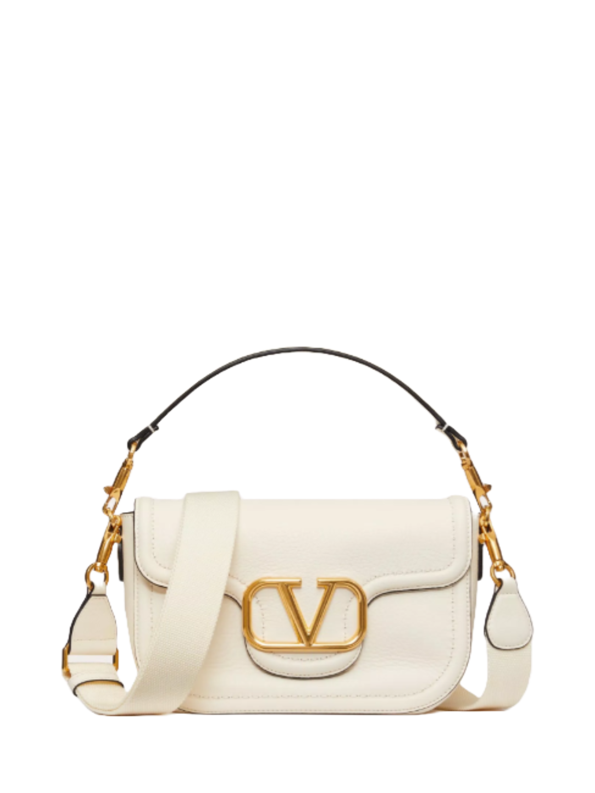 Valentino Garavani Vain Bag With Handle In Shiny Calfskin