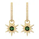 Three Stories Green Tourmaline Charm