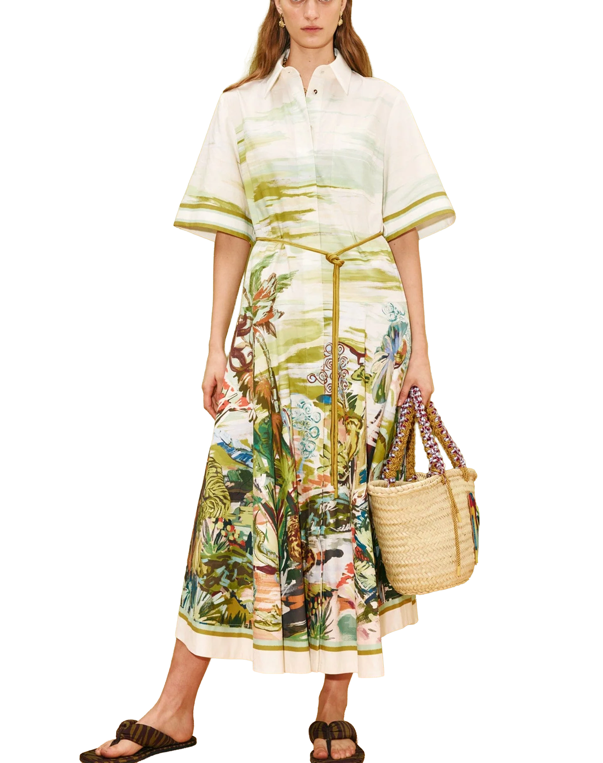 ALEMAIS Jungle Boogie Shirtdress
