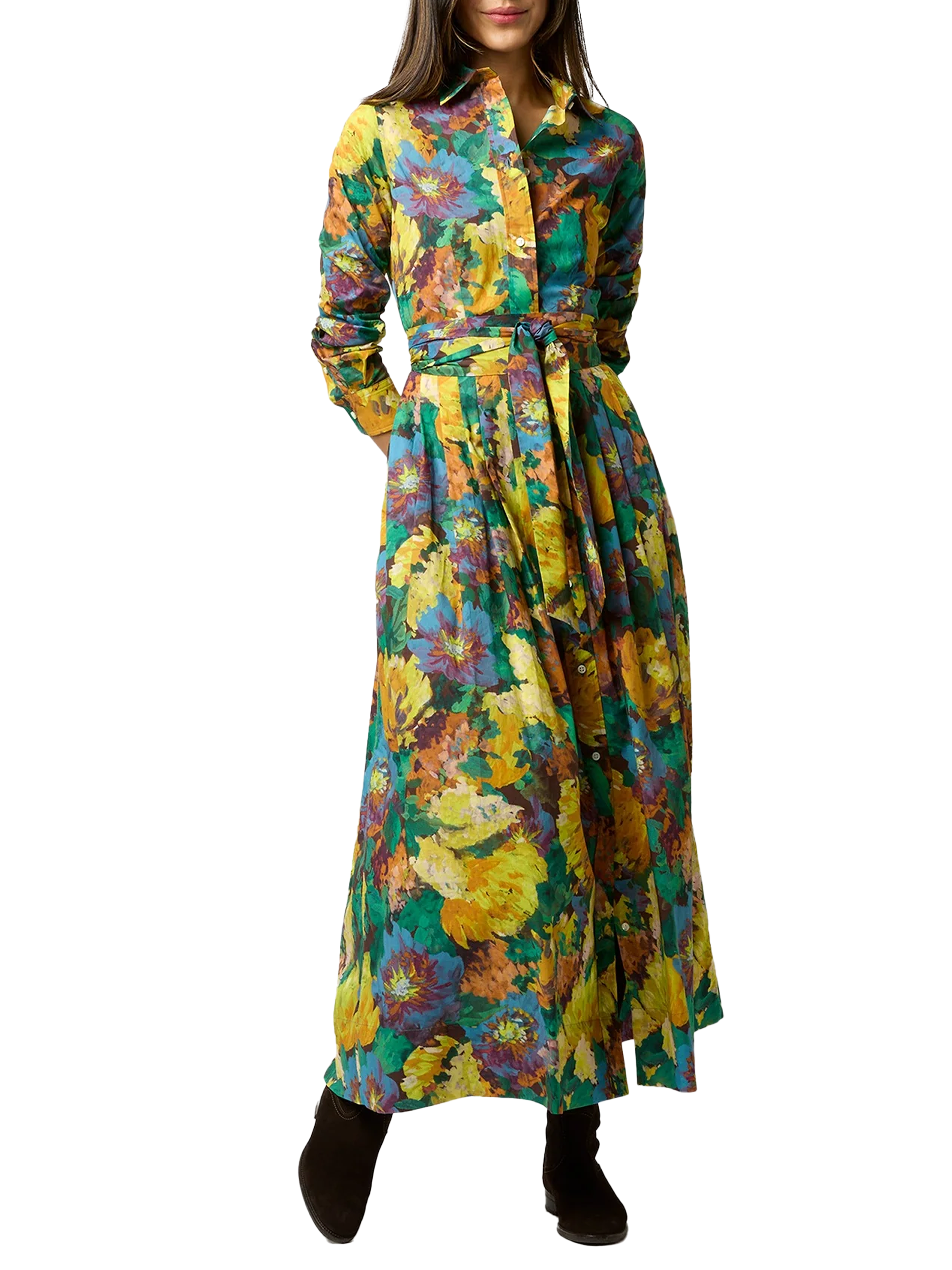 Ann Mashburn Classic Maxi Shirtwaist Dress Ann Mashburn Classic Maxi Shirtwaist Dress
