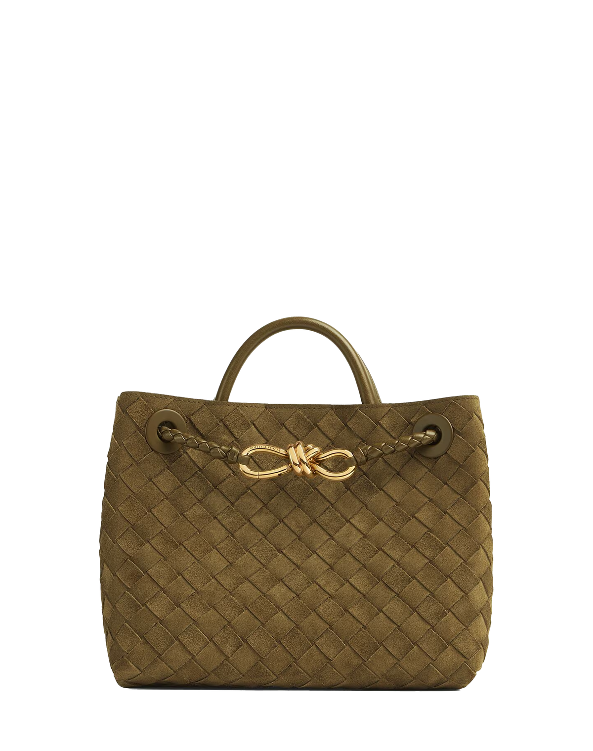 Bottega Veneta Small Andiamo in Olive Oil