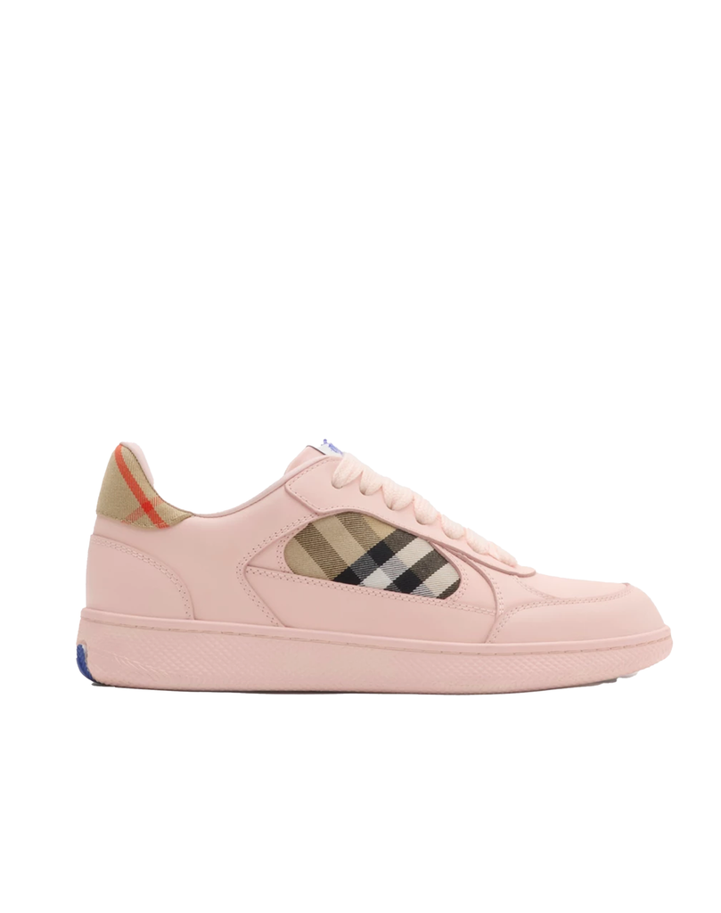 靴 Burberry Buy Burberry Check Panelled Sneakers 'Natural White Archive Beige