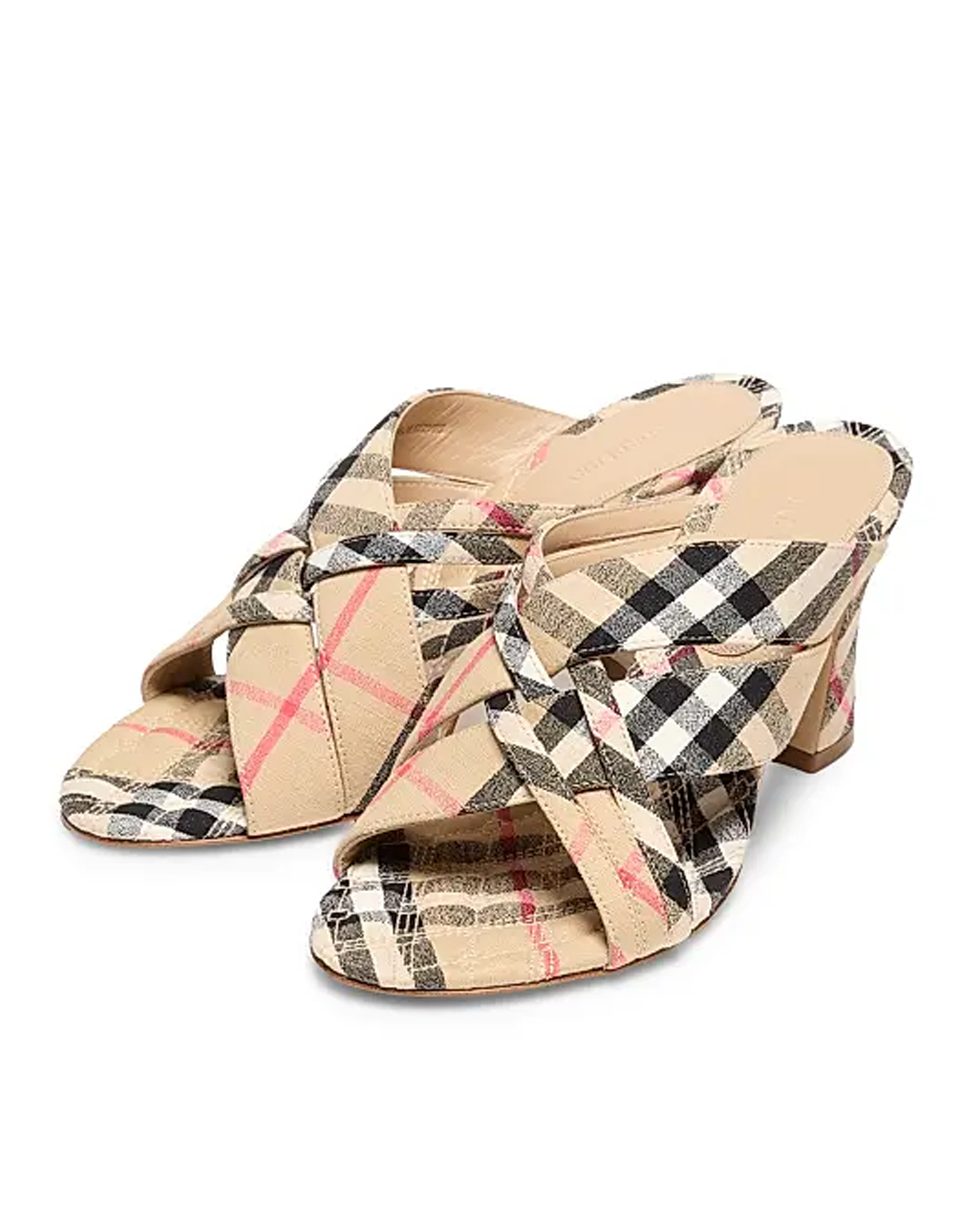 Burberry Sloane Check Sandals - Joseph