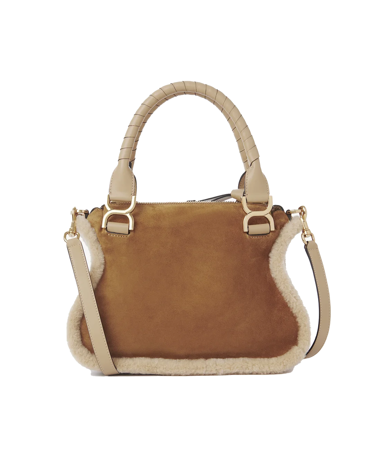 Chloé Small Marcie Bag in Shearling
