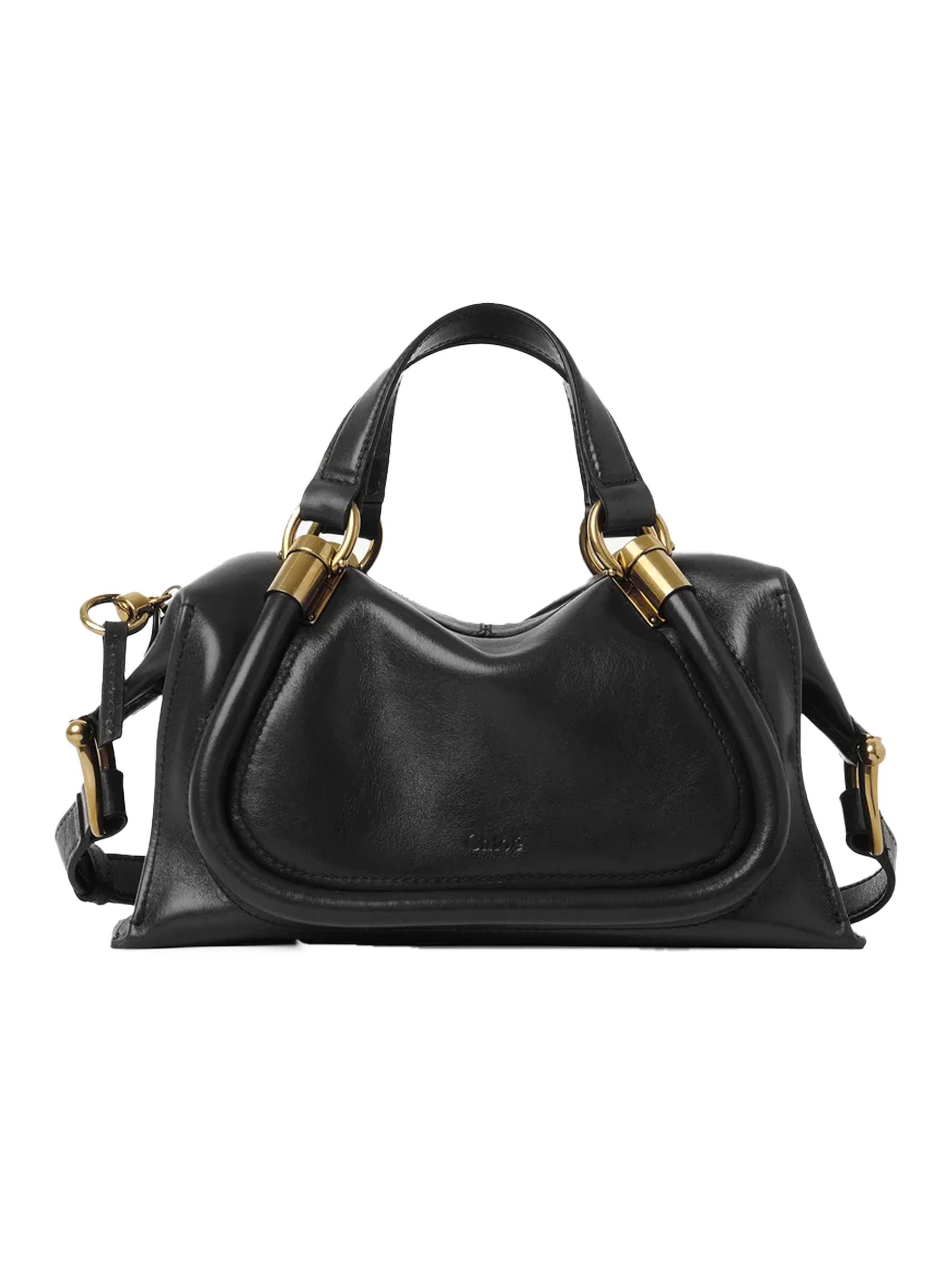 Chloé Small Paraty 24 bag in shiny leather - Joseph Chloé Small Paraty 24 bag in shiny leather - Joseph