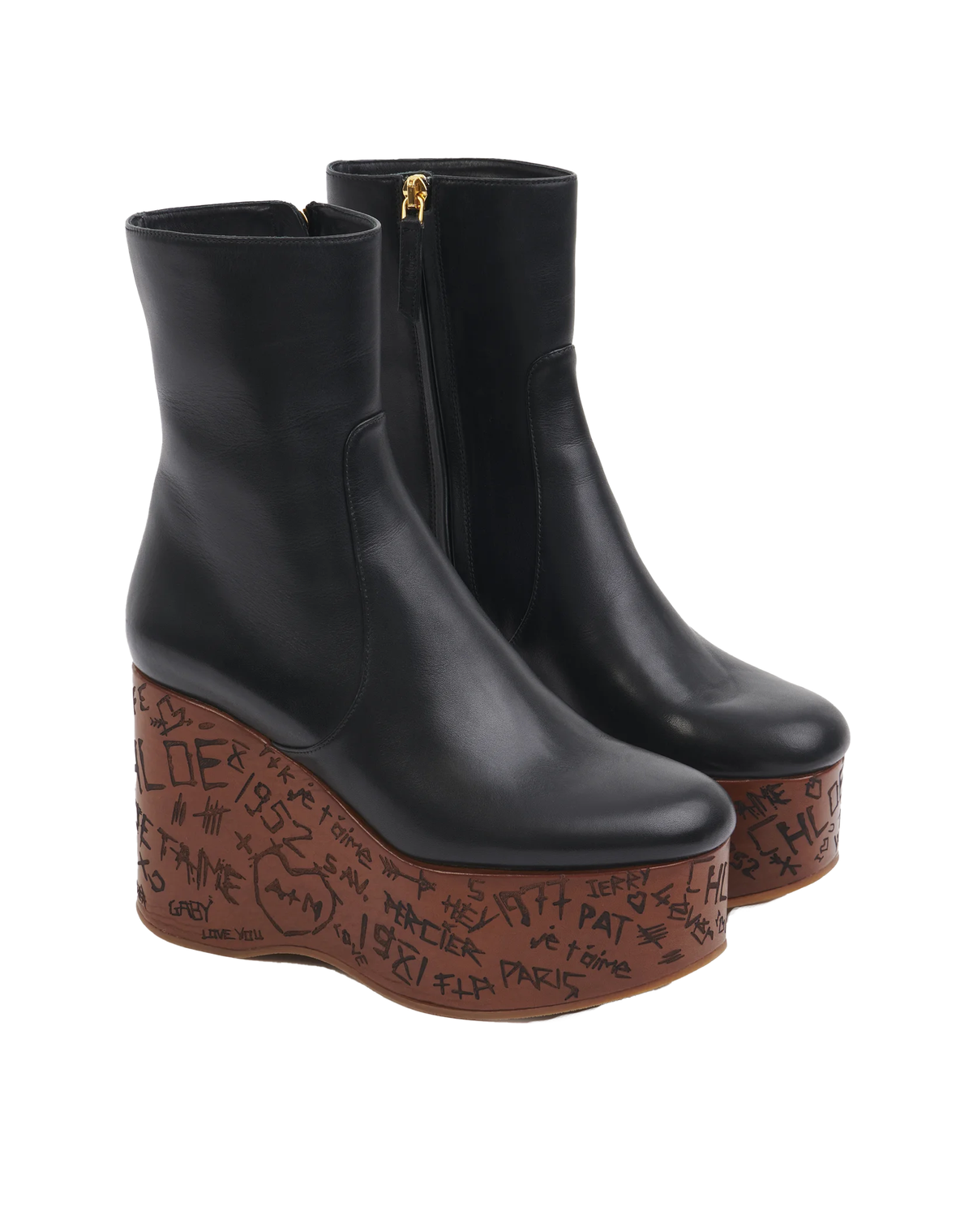 Chloé Maxime Wedge Ankle Boot