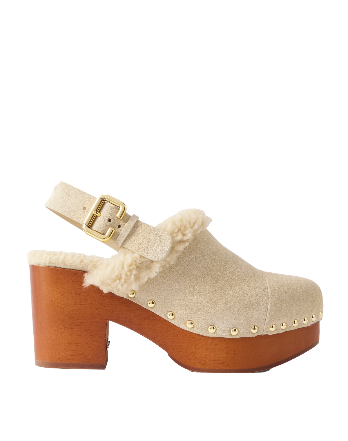 Chloé Jeanette Shearling Clog