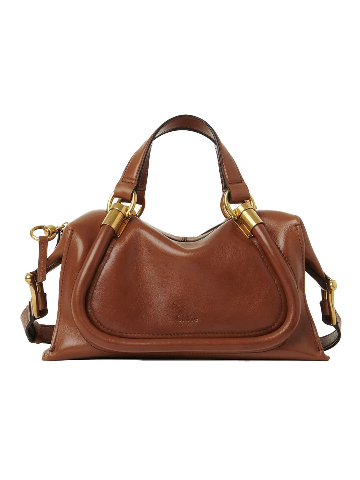 Chloé Small Paraty 24 bag in shiny leather - Joseph Chloé Small Paraty 24 bag in shiny leather - Joseph