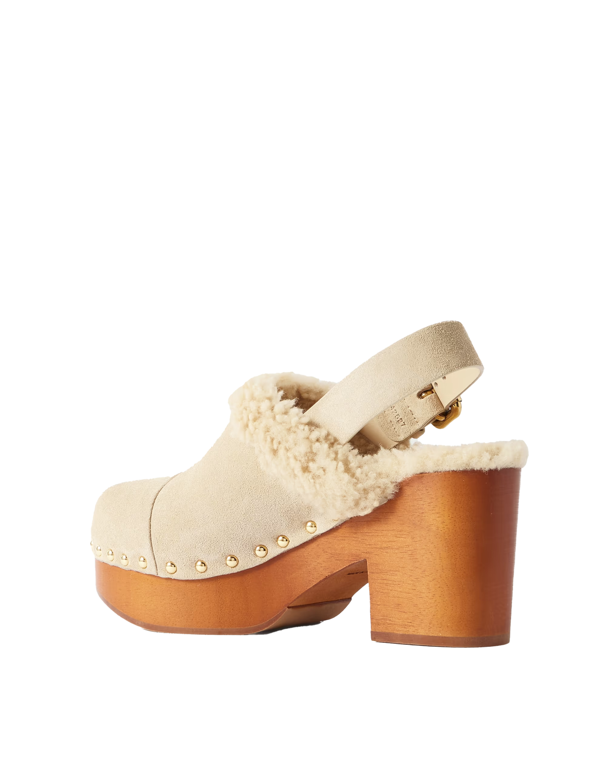 Chloé Jeanette Shearling Clog