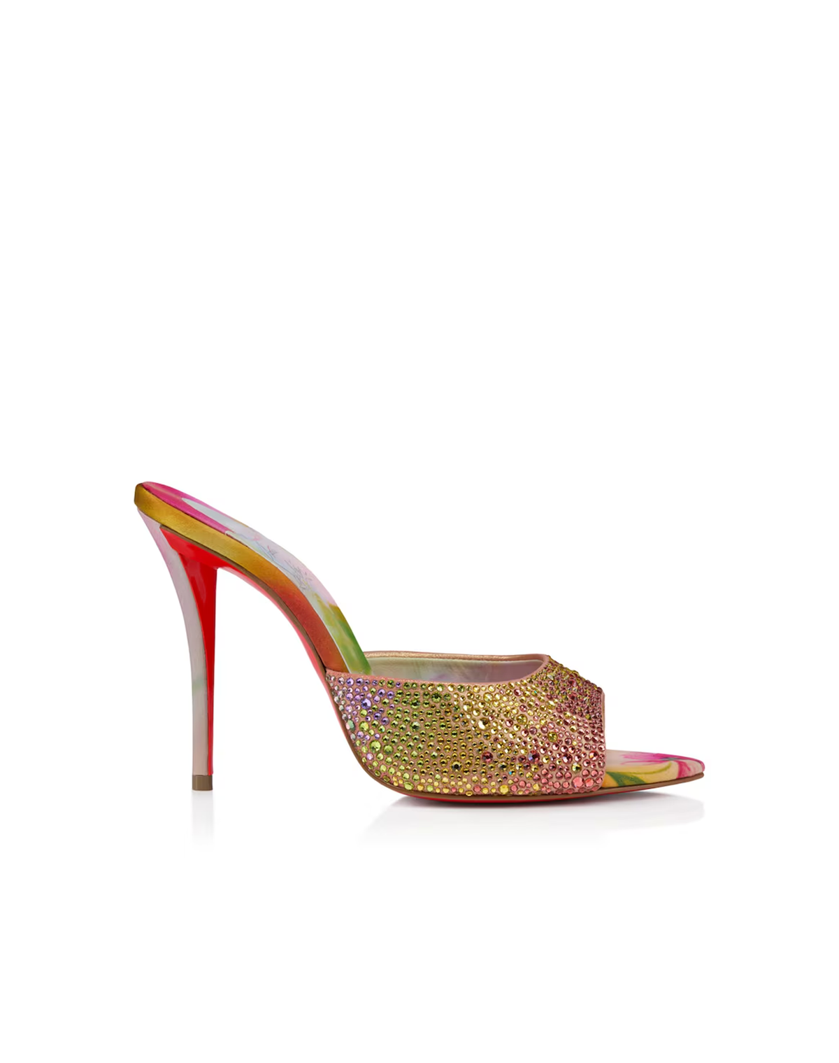 Christian Louboutin Miss Z Botanica Strass Mule