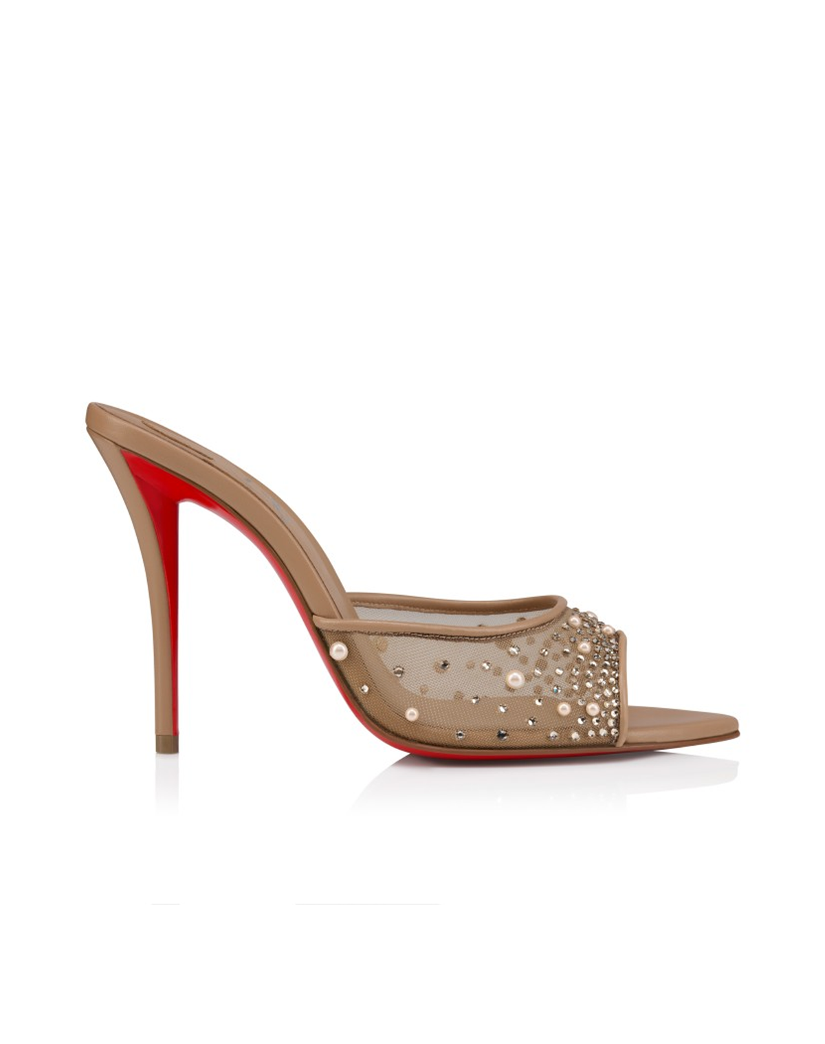 Christian Louboutin Miss Z Mule Degrasstrass Perla