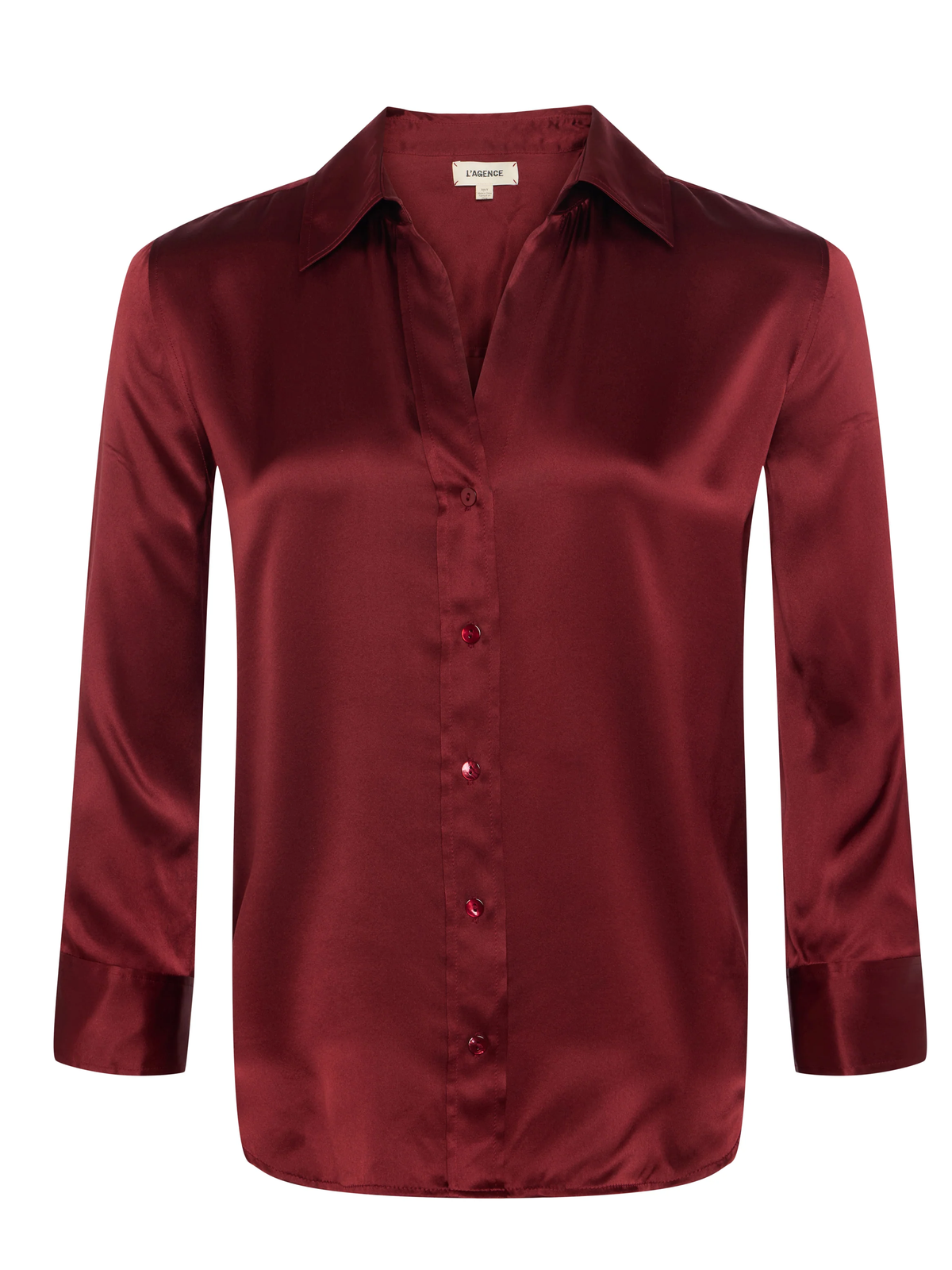 L&#39;AGENCE Dani Silk Blouse