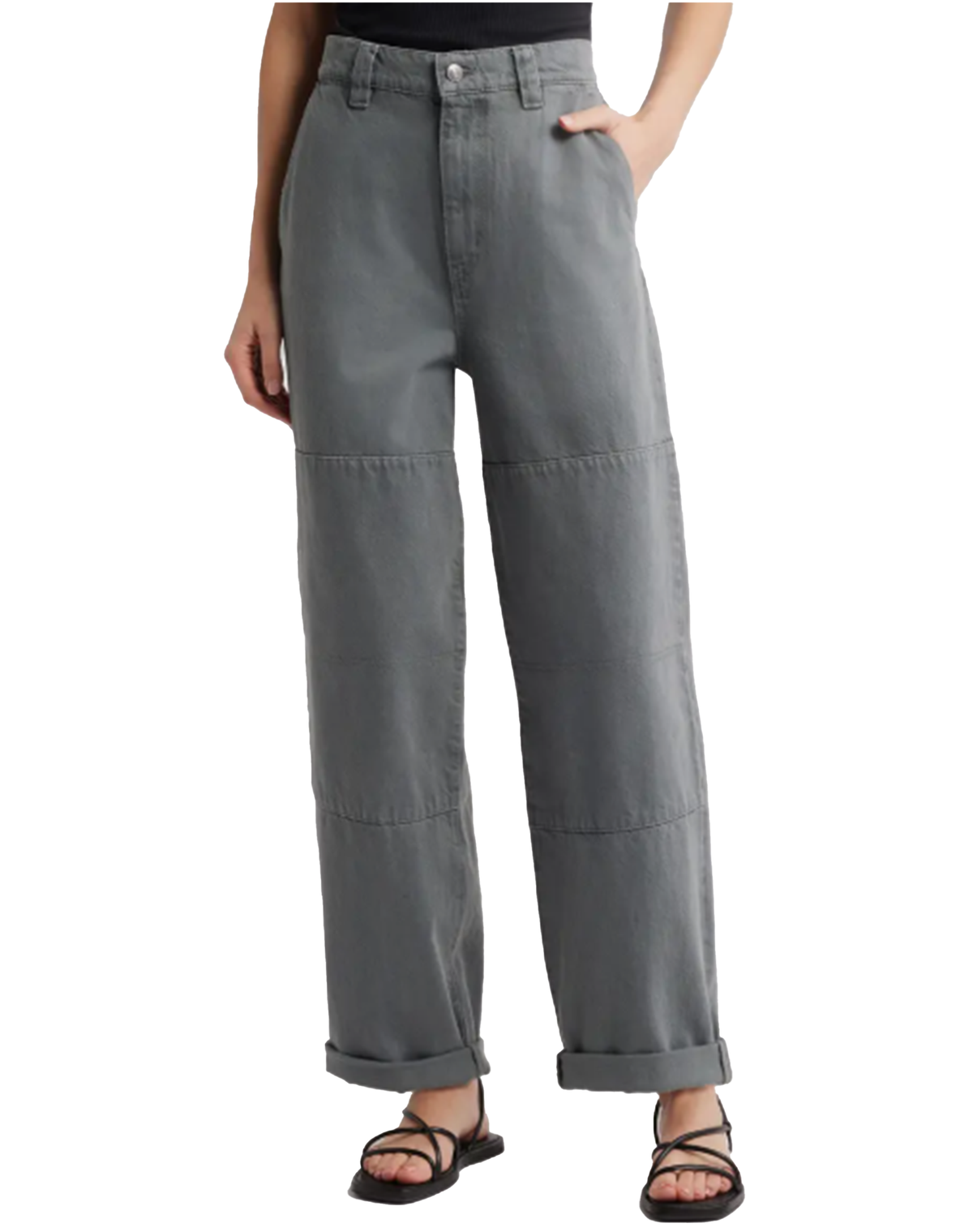 FRAME Cuffed Utility Trouser