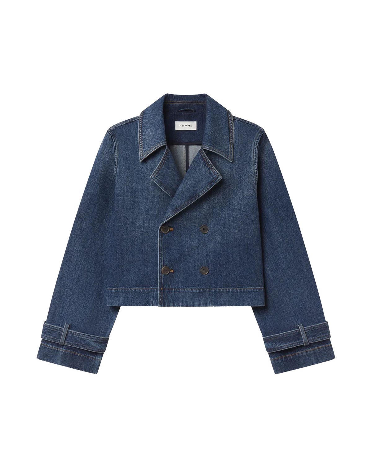 FRAME The Denim Uniform Trench