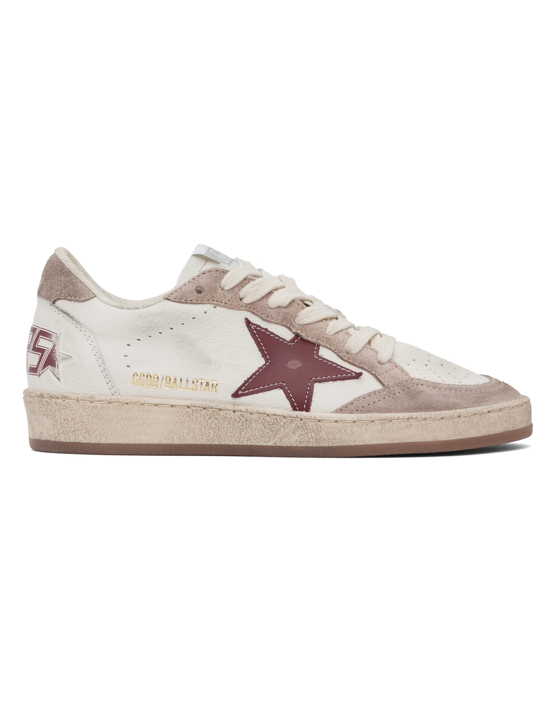 スニーカー BALLSTAR SNEAKERS Golden Goose Ballstar Mixed Leather Low-Top Sneakers