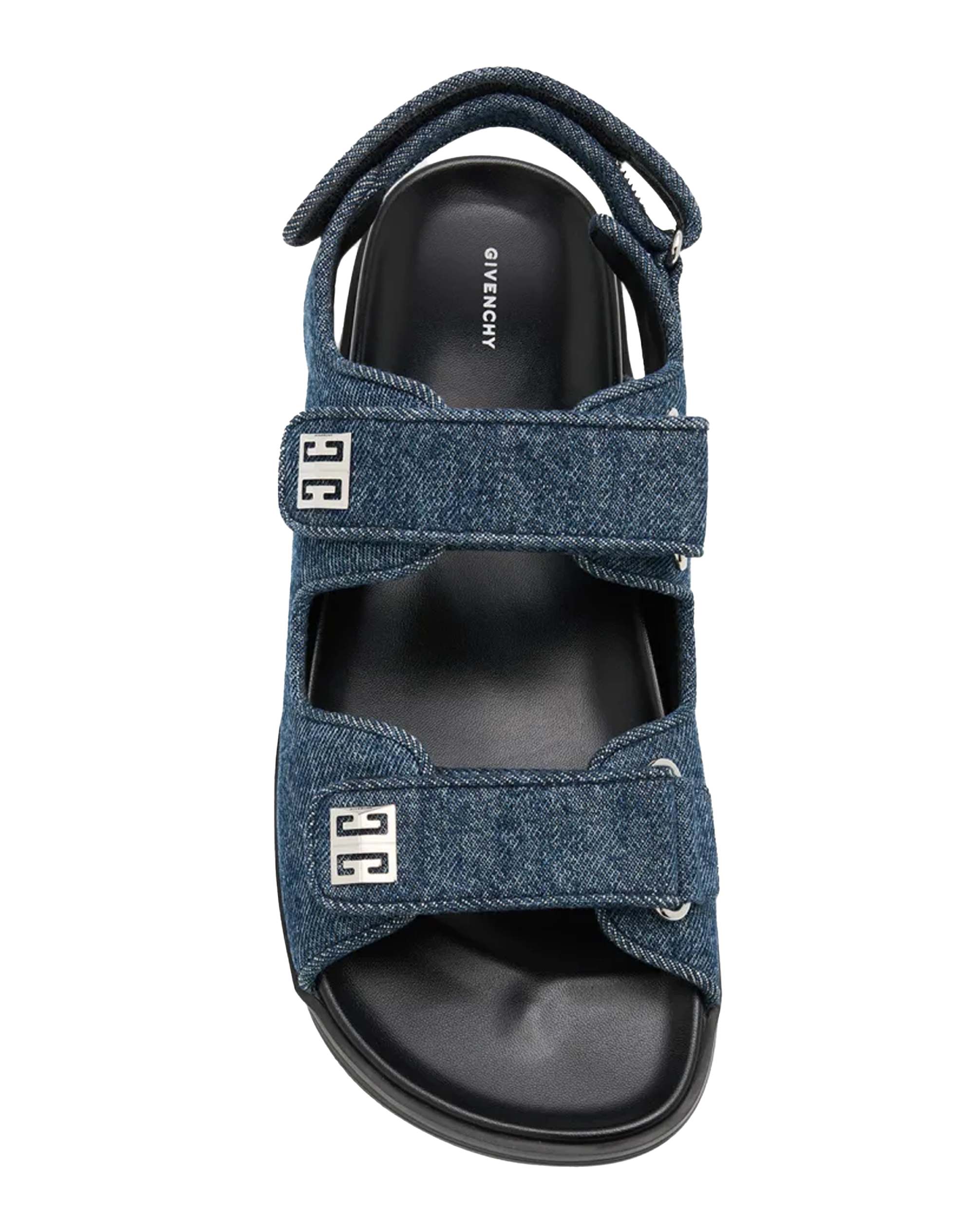 Givenchy 4G Denim Flat Sandals - Joseph Givenchy 4G Denim Flat Sandals - Joseph