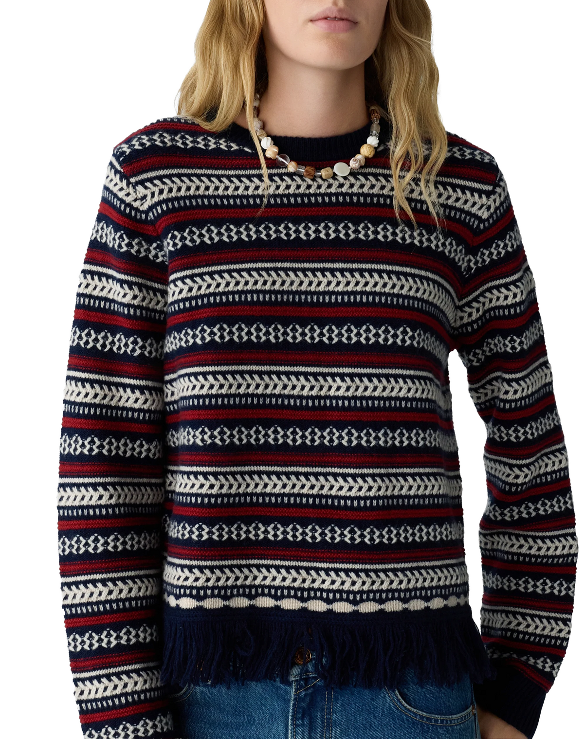 Guest in Residence Western Stripe Crew