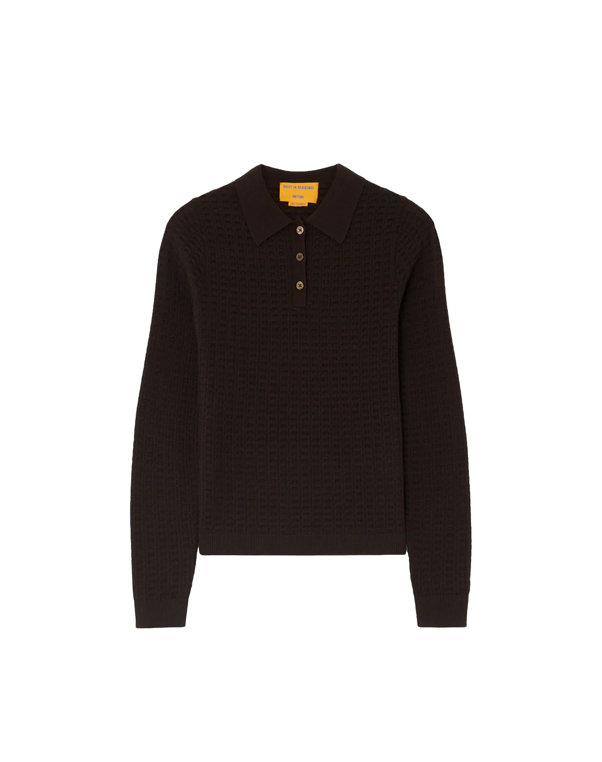 Guest in Residence Shrunken Waffle Polo