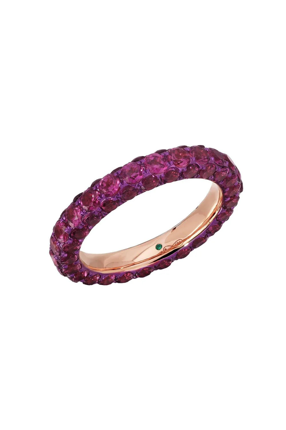 Graziela Rhodolite &amp; Magenta 3 Sided Ring