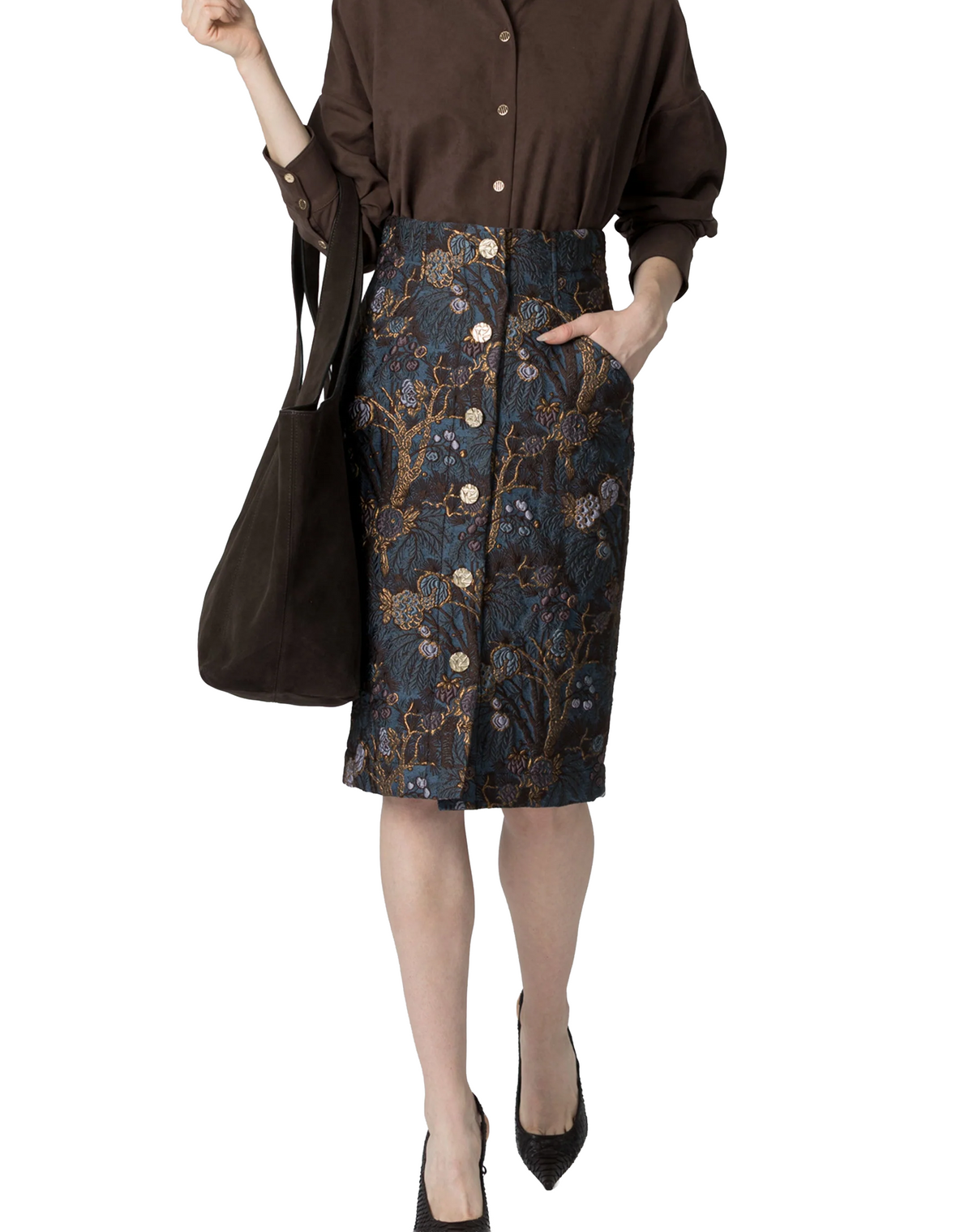Hilton Hollis Midnight Garden Skirt