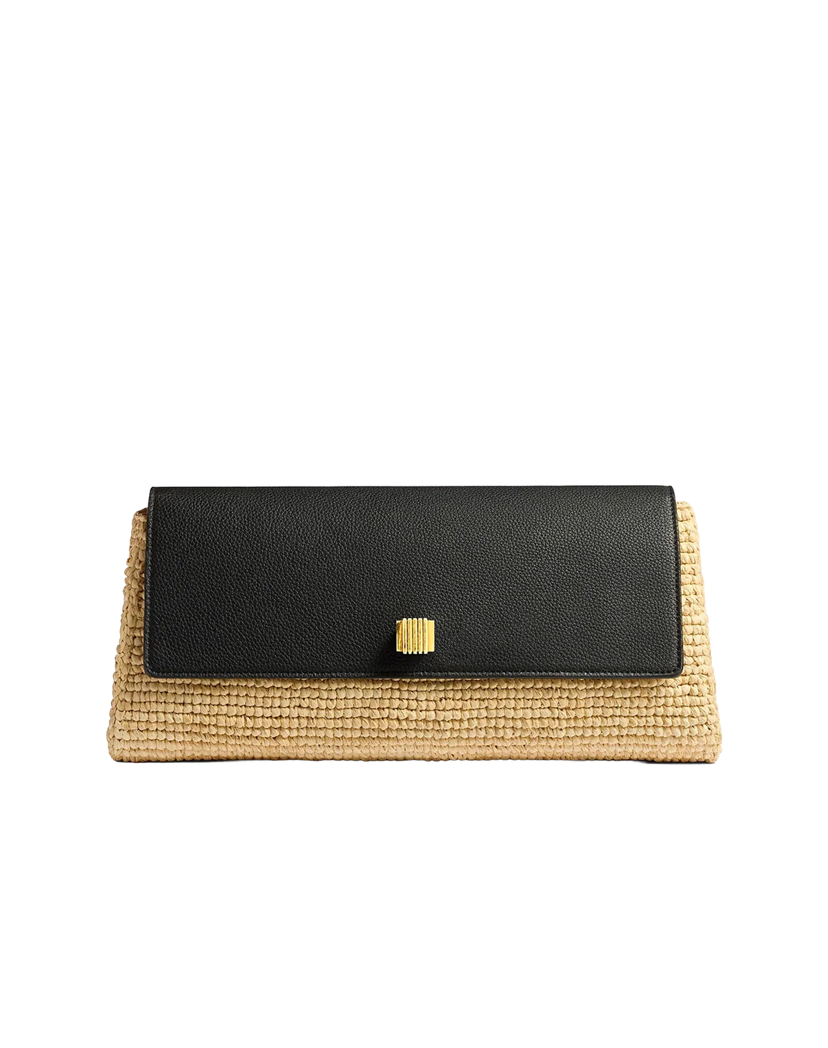 KHAITE Audrey Raffia Clutch