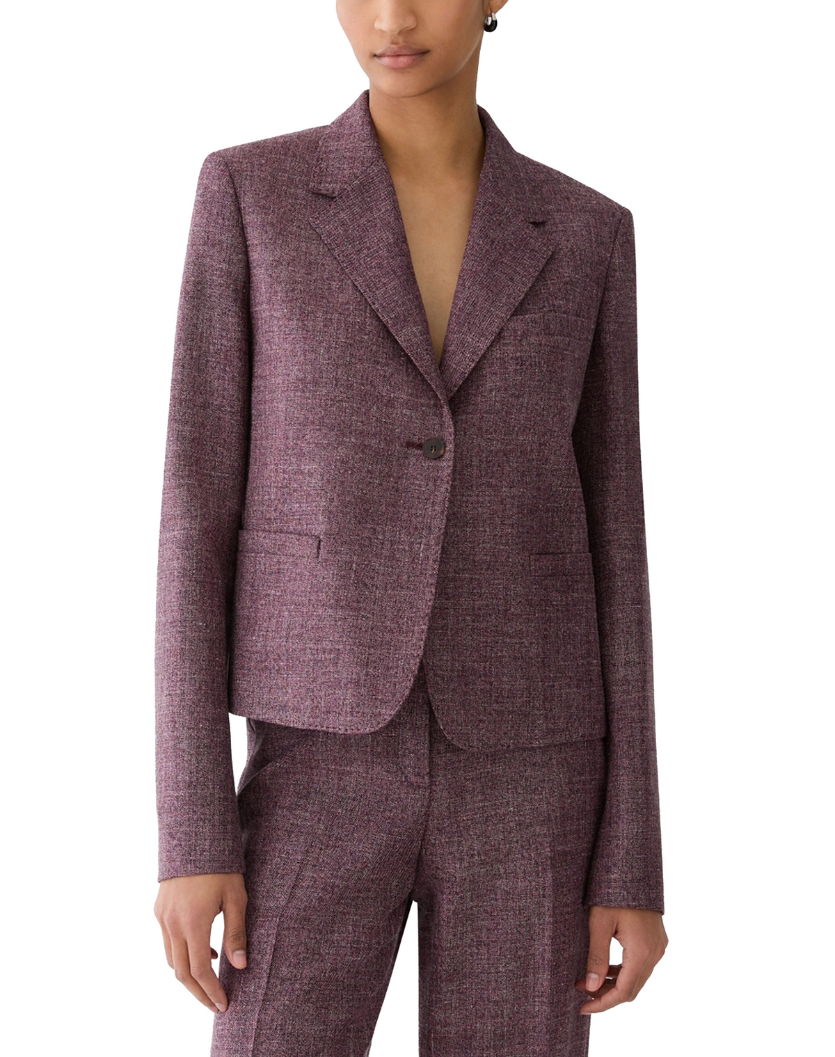 Lafayette 148 Cropped Boyfriend Blazer