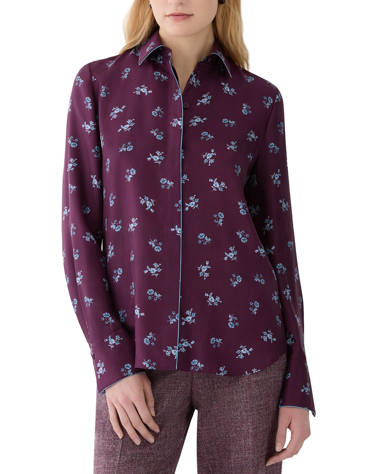 Lafayette 148 Scottie Blouse