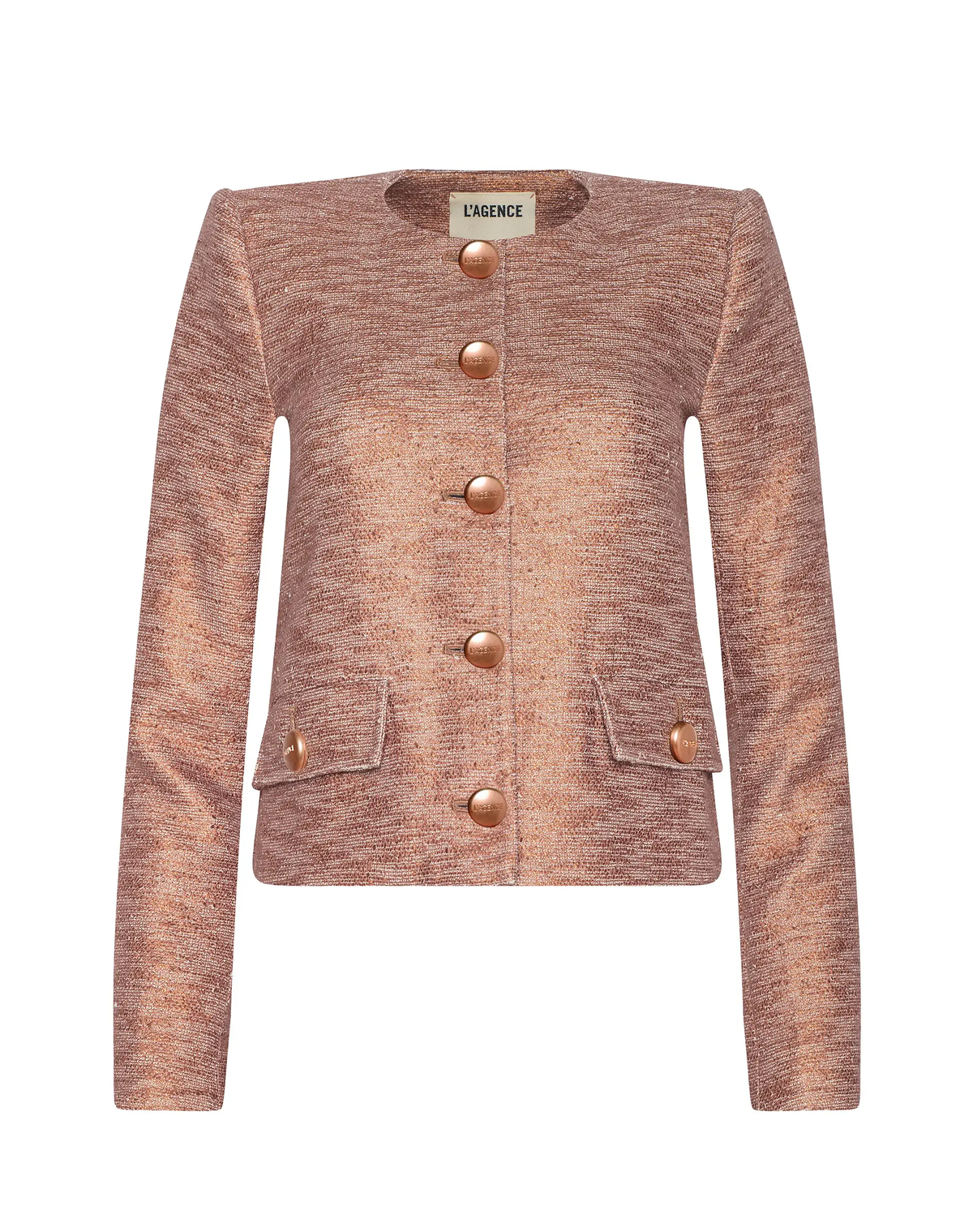 L'AGENCE Zell Tweed Jacket