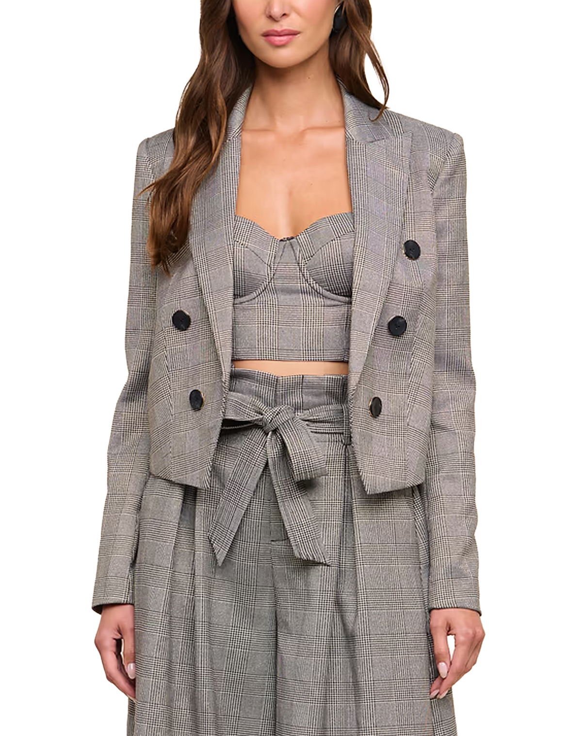 L'AGENCE Lila Tweed Blazer