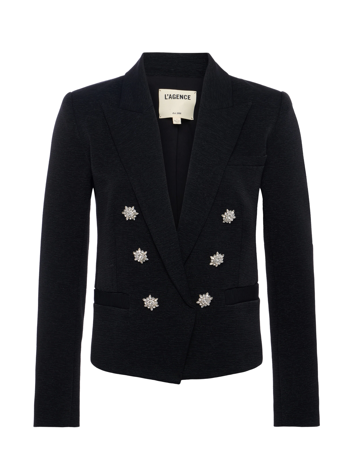 L&#39;AGENCE Brooke Open-Front Blazer